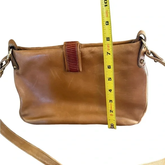 MISS TONY LAMA Genuine Leather Shoulder Bag / Boho Artisan Purse - Picture 4 of 10